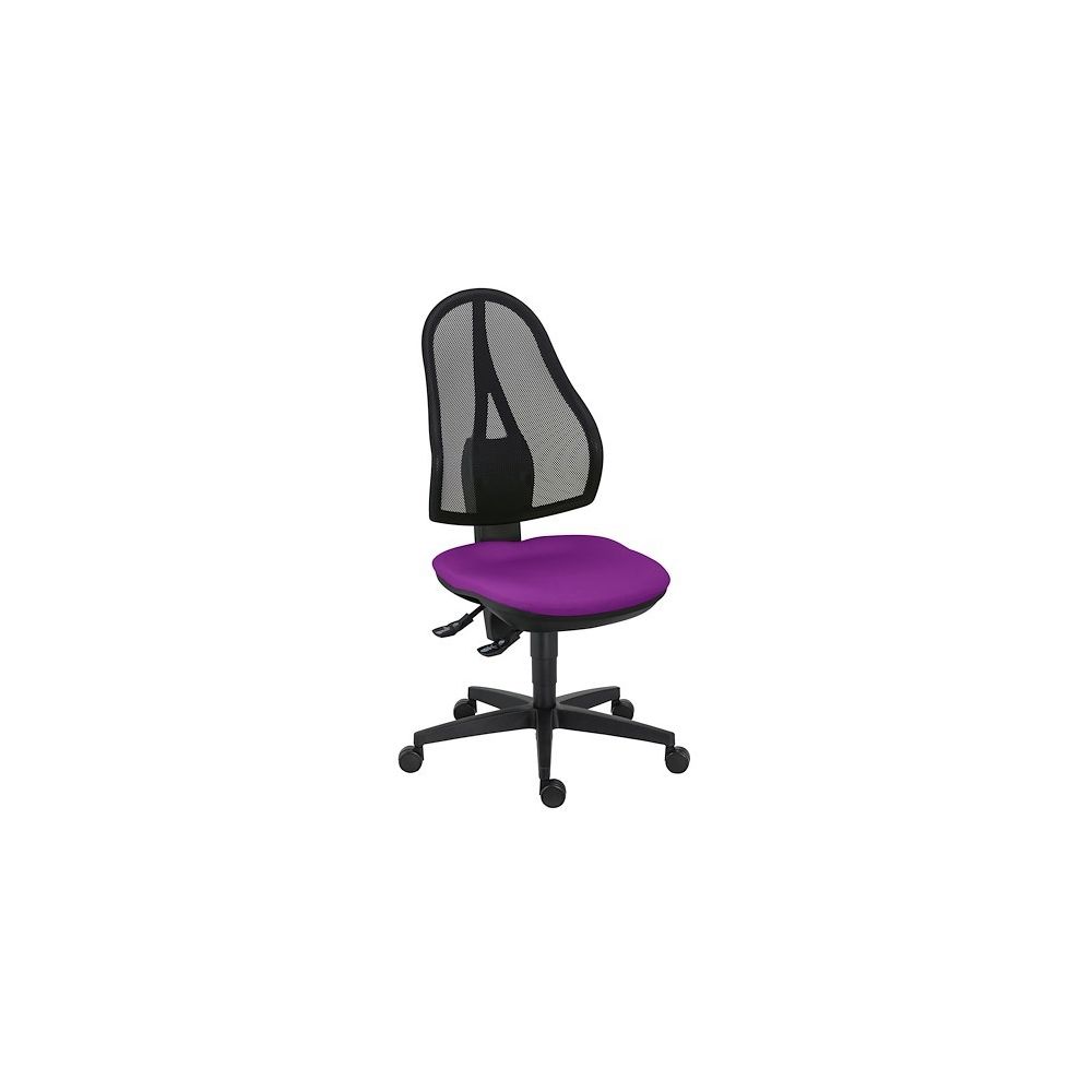 Topstar - Siège de bureau Open Point dossier maille contact permanent assise violet - Chaises