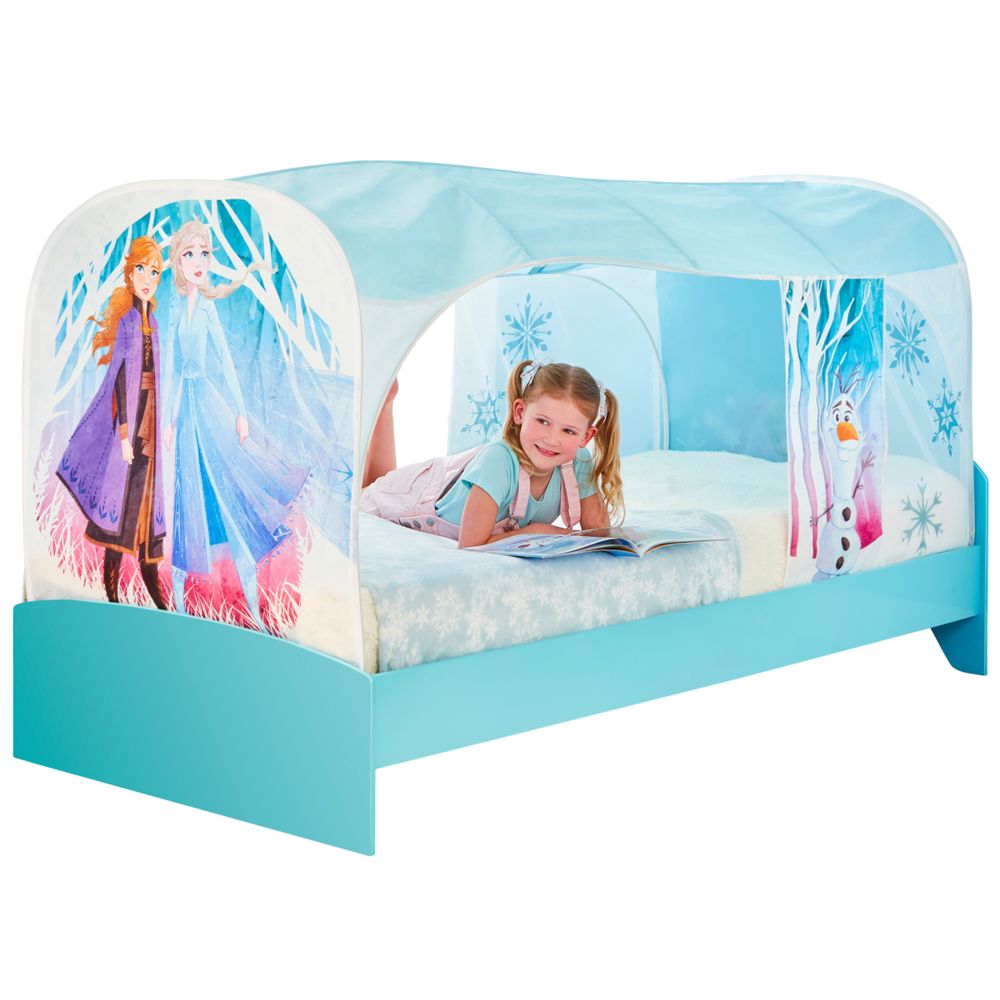 Pegane - Tente de lit enfant motif Reine des neiges - Dim : 190 x 90 x 90cm -PEGANE- - Objets déco
