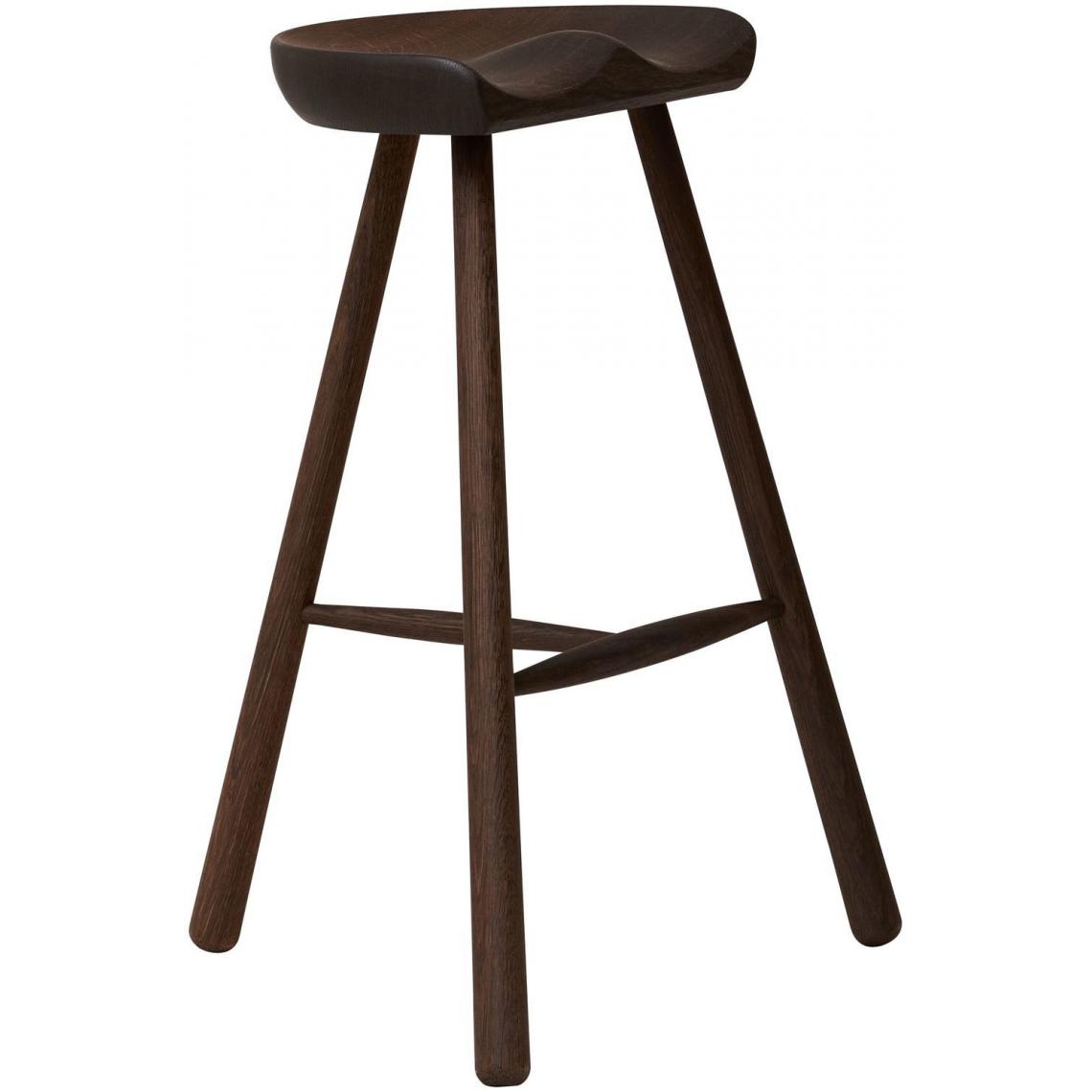 Form Refine - Shoemaker Chair - Hauteur d'assise 68 cm - Chêne fumé - Tabourets