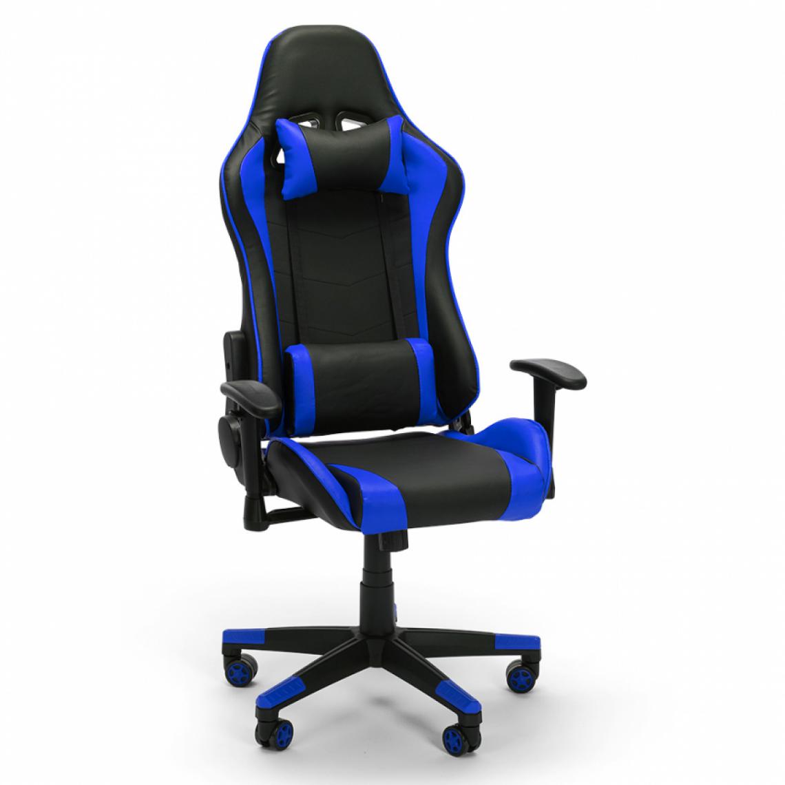 Franchi - Chaise ergonomique de bureau et de jeu Coussins et accoudoirs directionnels design Sky - Chaises