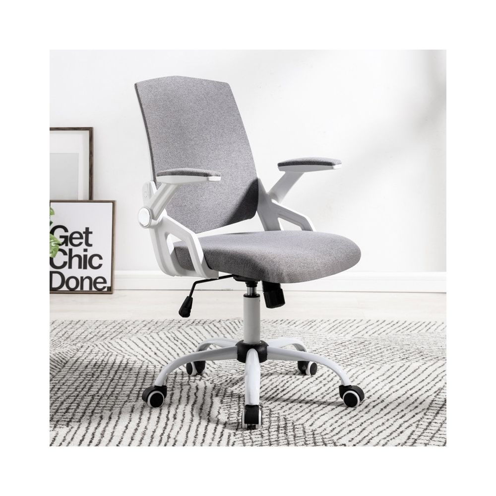 Wewoo - TO-329 Fauteuil pivotant soulevé Chaise pivotante de bureau pour enfant gris - Chaises