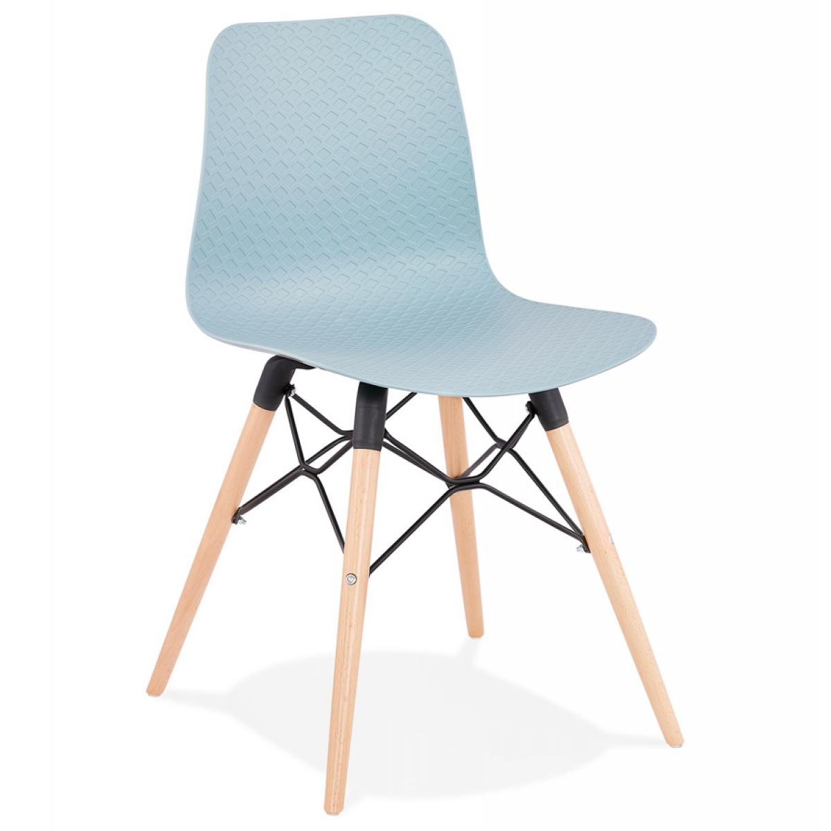 Alterego - Chaise scandinave 'TONIC' bleue design - Chaises