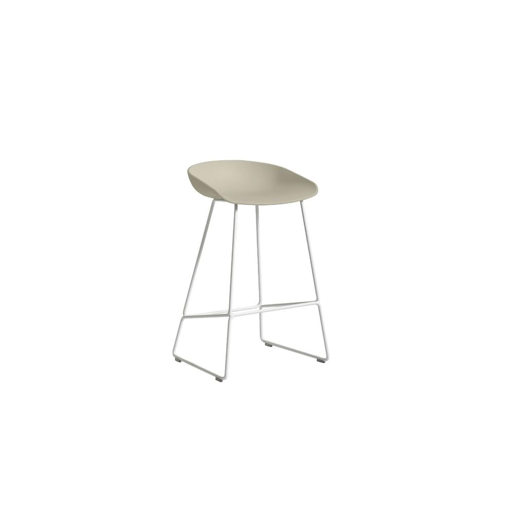 Hay - About a Stool AAS38 - 76 cm - blanc - vert pastel - Tabourets