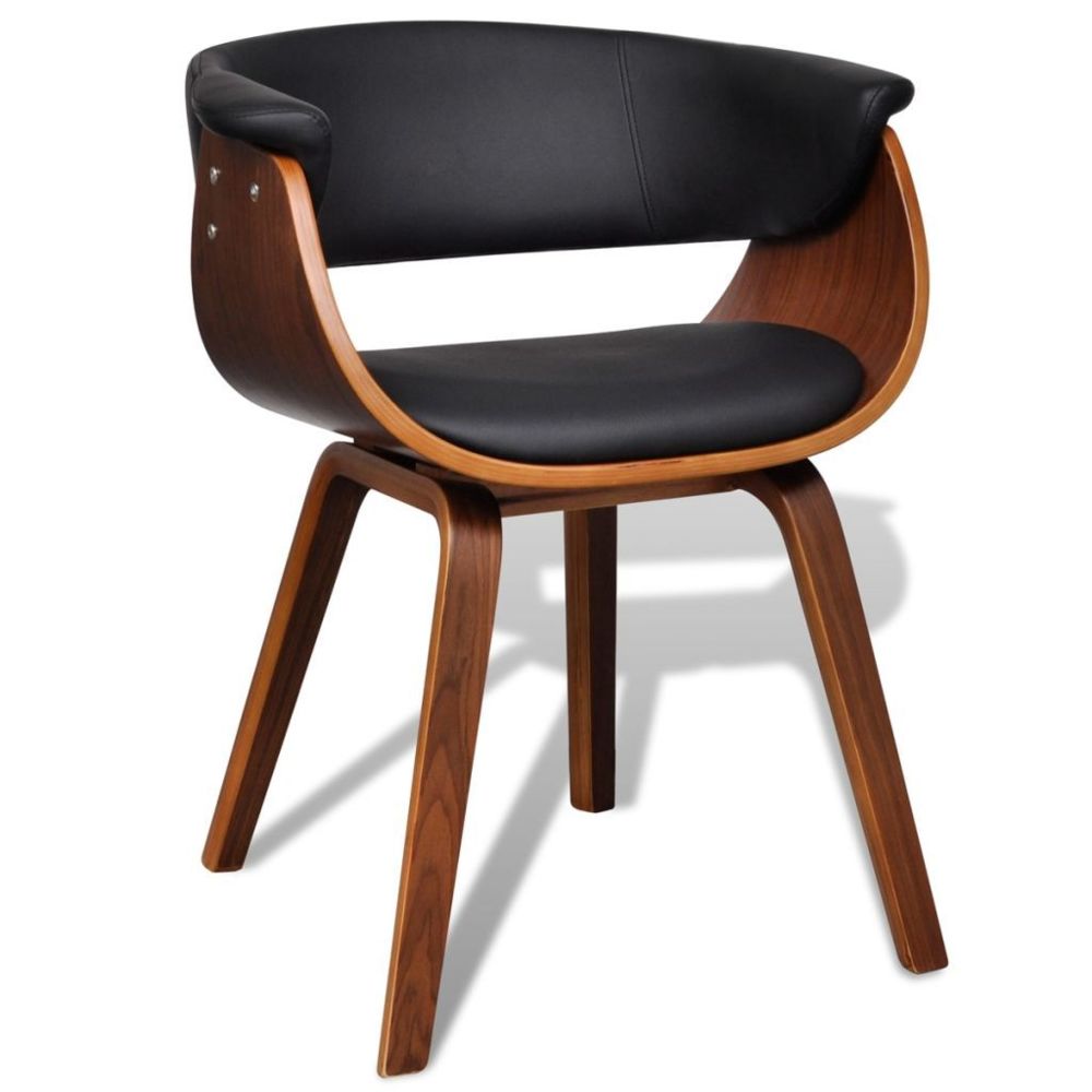 Vidaxl - Chaise de salle à manger avec cadre en bois Cuir synthétique | Multicolore - Chaises