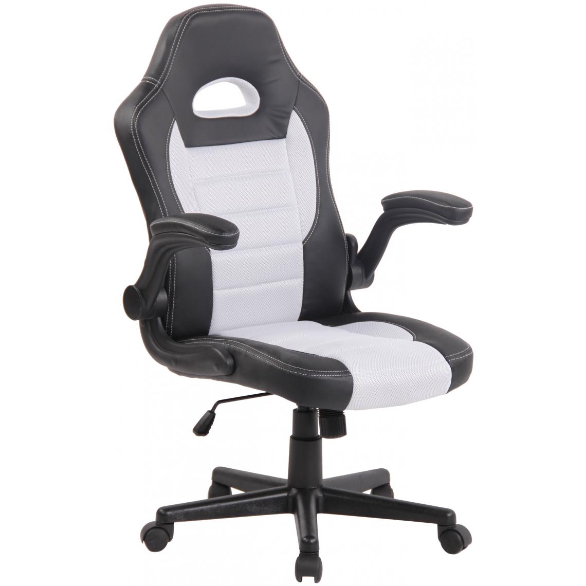 Icaverne - Superbe Chaise de bureau gamme Harare noir couleur blanc - Chaises