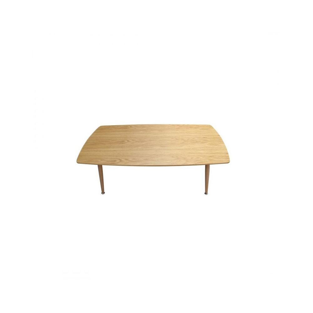 Zons - Table basse entièrement et bois rectangulaire - Tables à manger