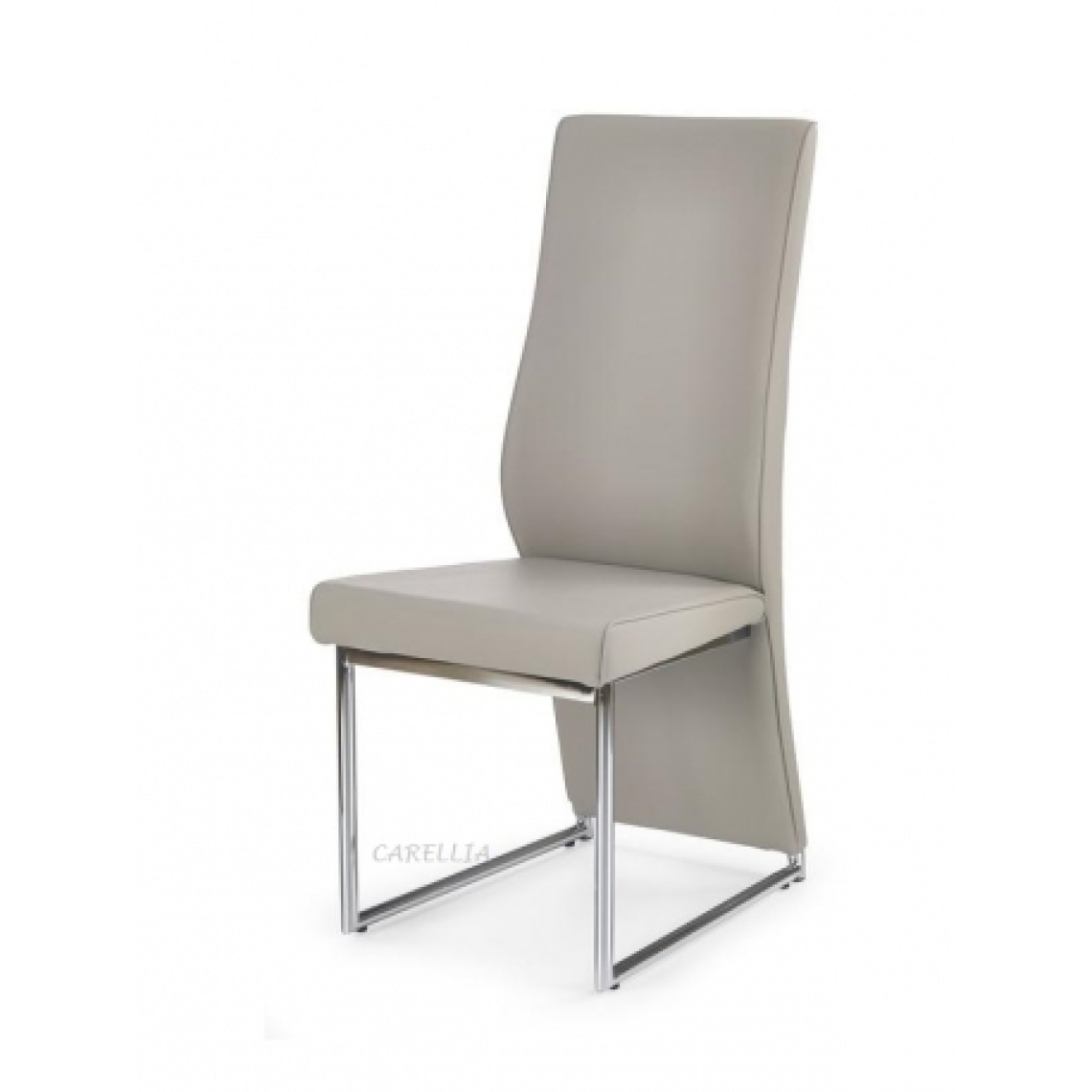 Carellia - BRIGITTE Lot de 2 chaises design - Cappucino - Chaises