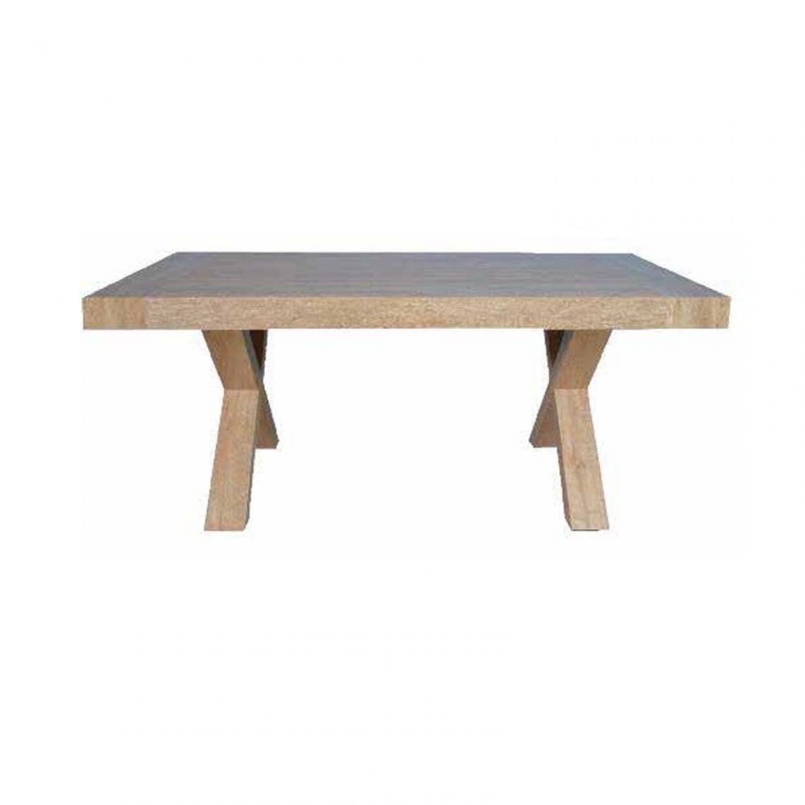 Webmarketpoint - Table avec plateau rabattable en orme 2 rallonges latérales 180 / 280x100xh.75 cm - Tables à manger
