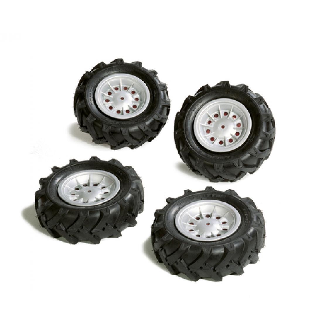 Rolly Toys - Rolly Toys Trac Air Tyres 4 Pneus pour Tracteurs - Tondeuse autoportée et tracteur tondeuse