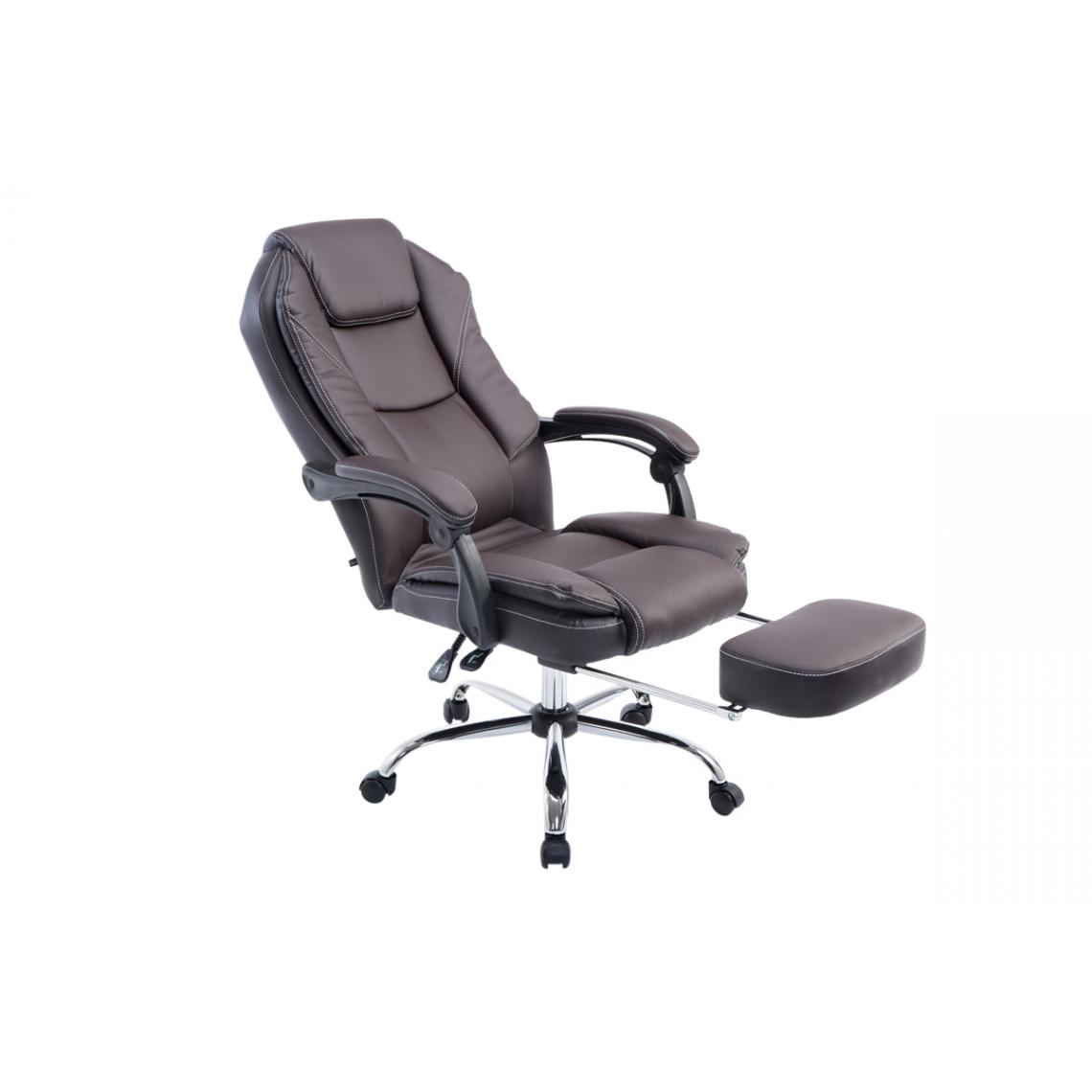 Icaverne - Distingué Chaise de bureau ligne Maseru couleur marron - Chaises