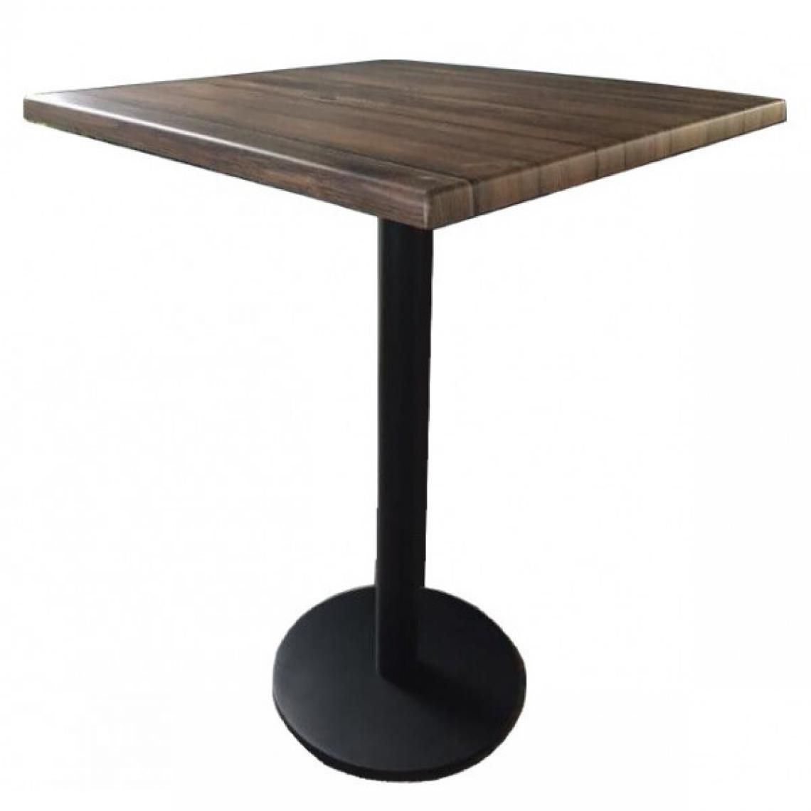 Mathi Design - OAKLAND - Table haute carrée - Tables à manger
