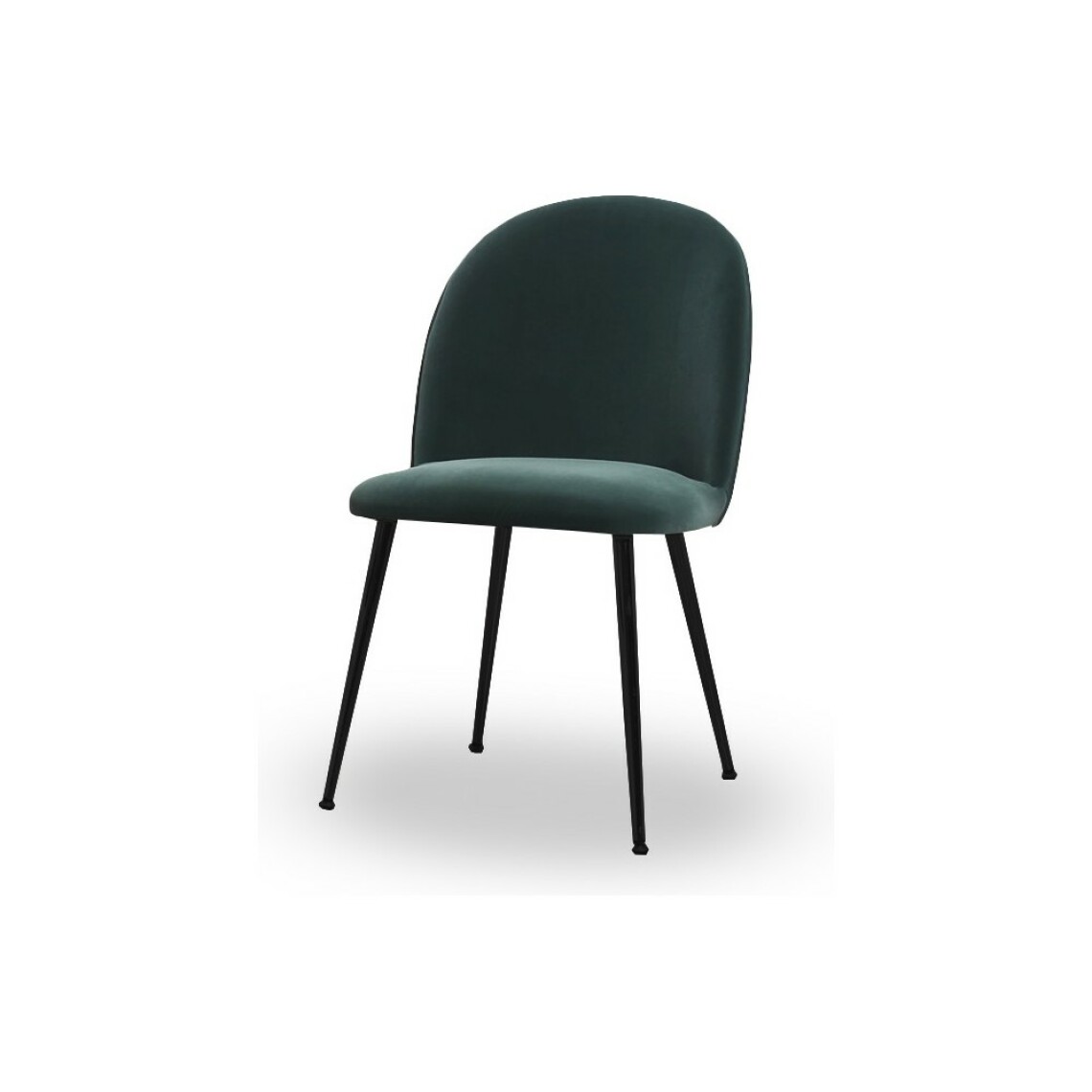 Meubler Design - Chaise En Velours Mirabel - Velours Vert - Chaises