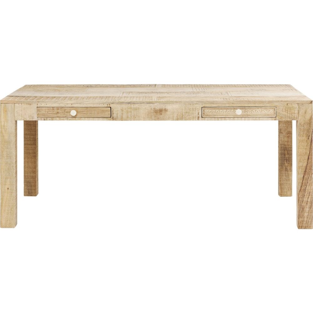 Karedesign - Table Puro 2 tiroirs 180x90cm Kare Design - Tables à manger