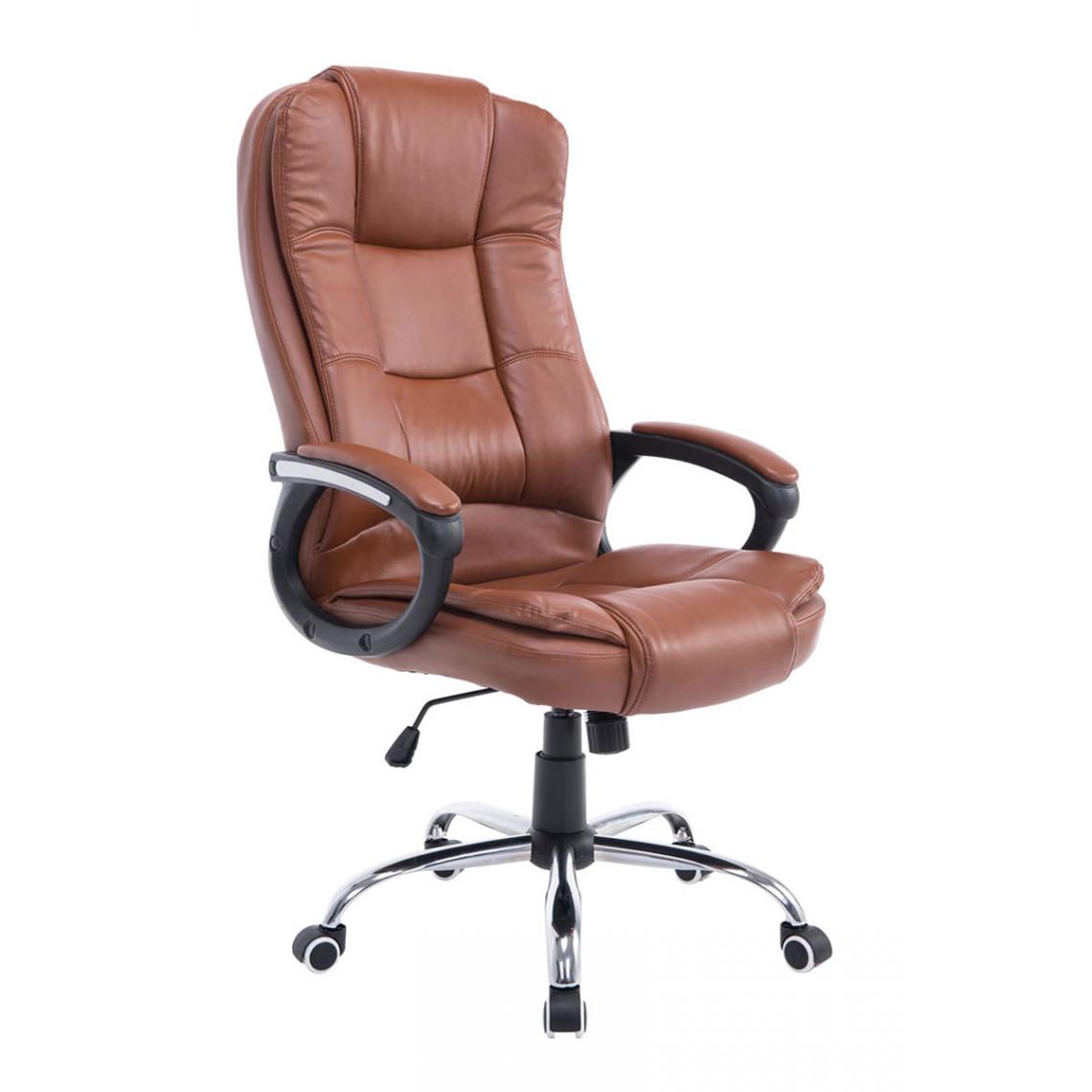 Icaverne - Moderne Chaise de bureau serie Freetown couleur brun clair - Chaises