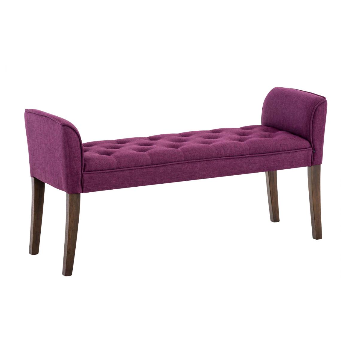 Icaverne - Chic Chaise longue selection Lilongwe antique-foncé couleur violet - Chaises