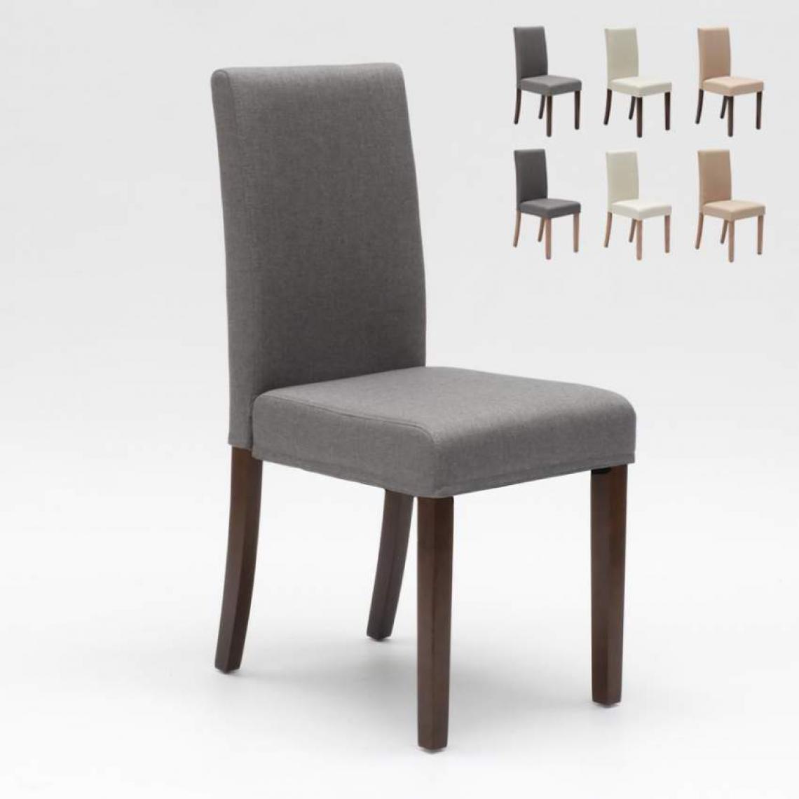 Ahd Amazing Home Design - Chaise rembourrée style henriksdal pour cuisine salle à manger Comfort, Couleur: Gris - Chaises