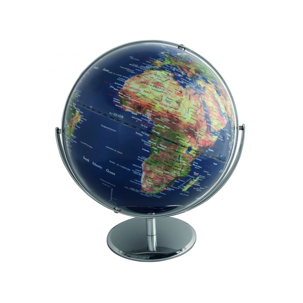 marque generique - Globe politique multidirectionnels - D 30 cm - Bleu - Décorations de Noël