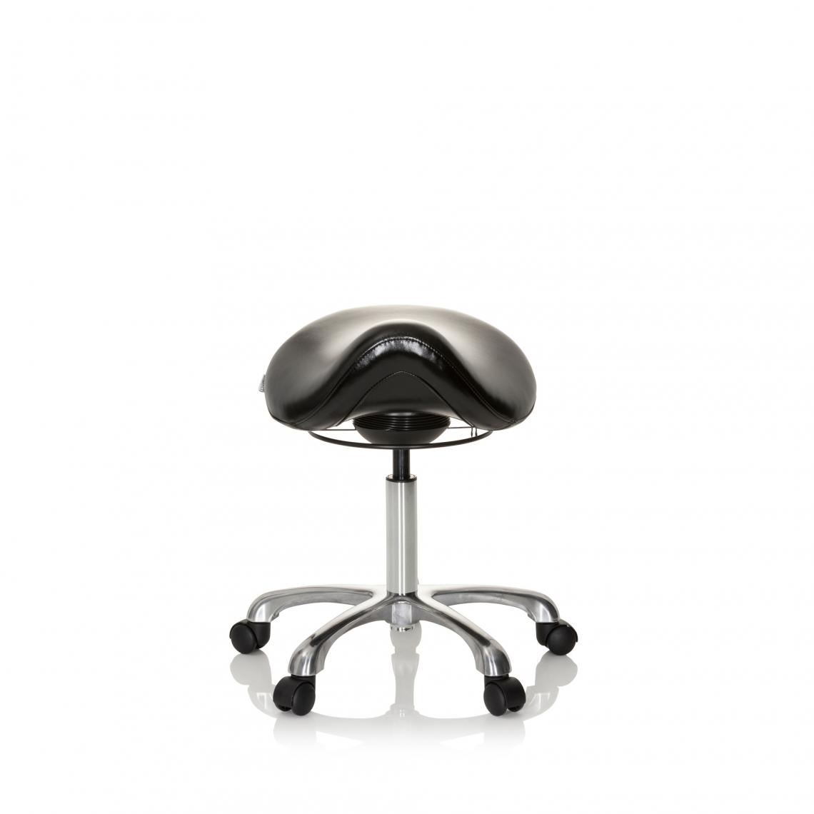 Hjh Office - Selle tabouret / chaise ORTHO SIT simili cuir noir hjh OFFICE - Tabourets