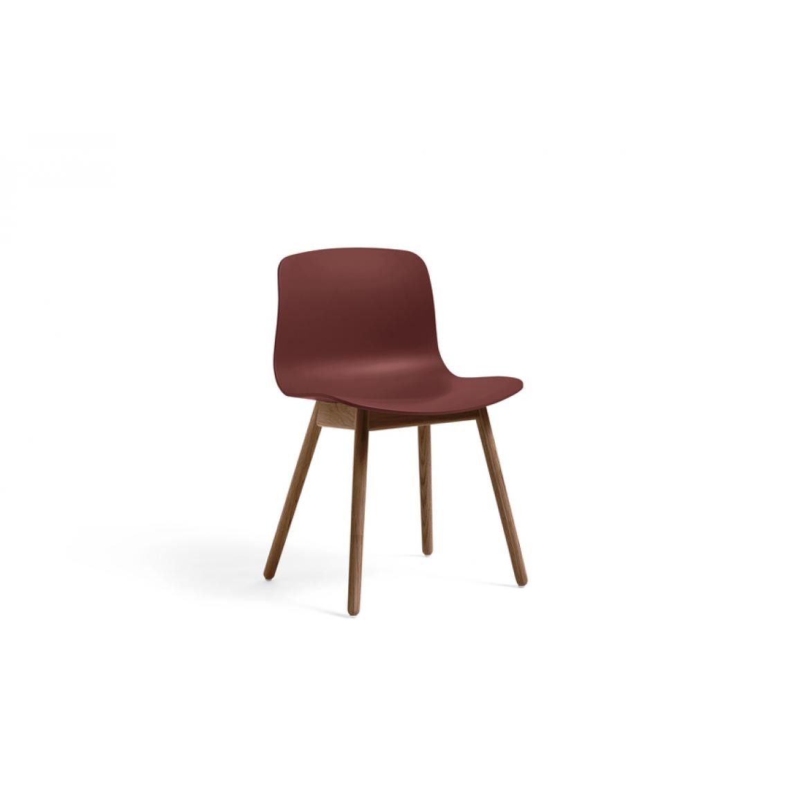 Hay - Chaise About a Chair AAC 12 noyer - couleur brique - Chaises