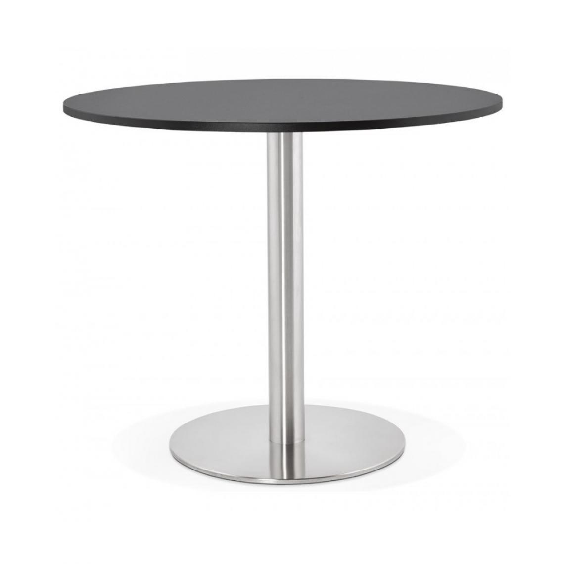 Kokoon Design - Table à diner design GODET BLACK 90x90x75 cm - Tables à manger