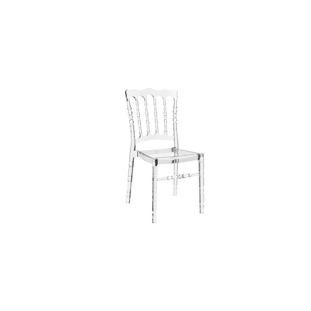 Designetsamaison - Chaise transparente - Bonaparte - Chaises