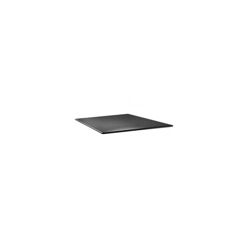 Topalit - Plateau de table carré anthracite -70 cm - Smartline anthracite - - Tables à manger