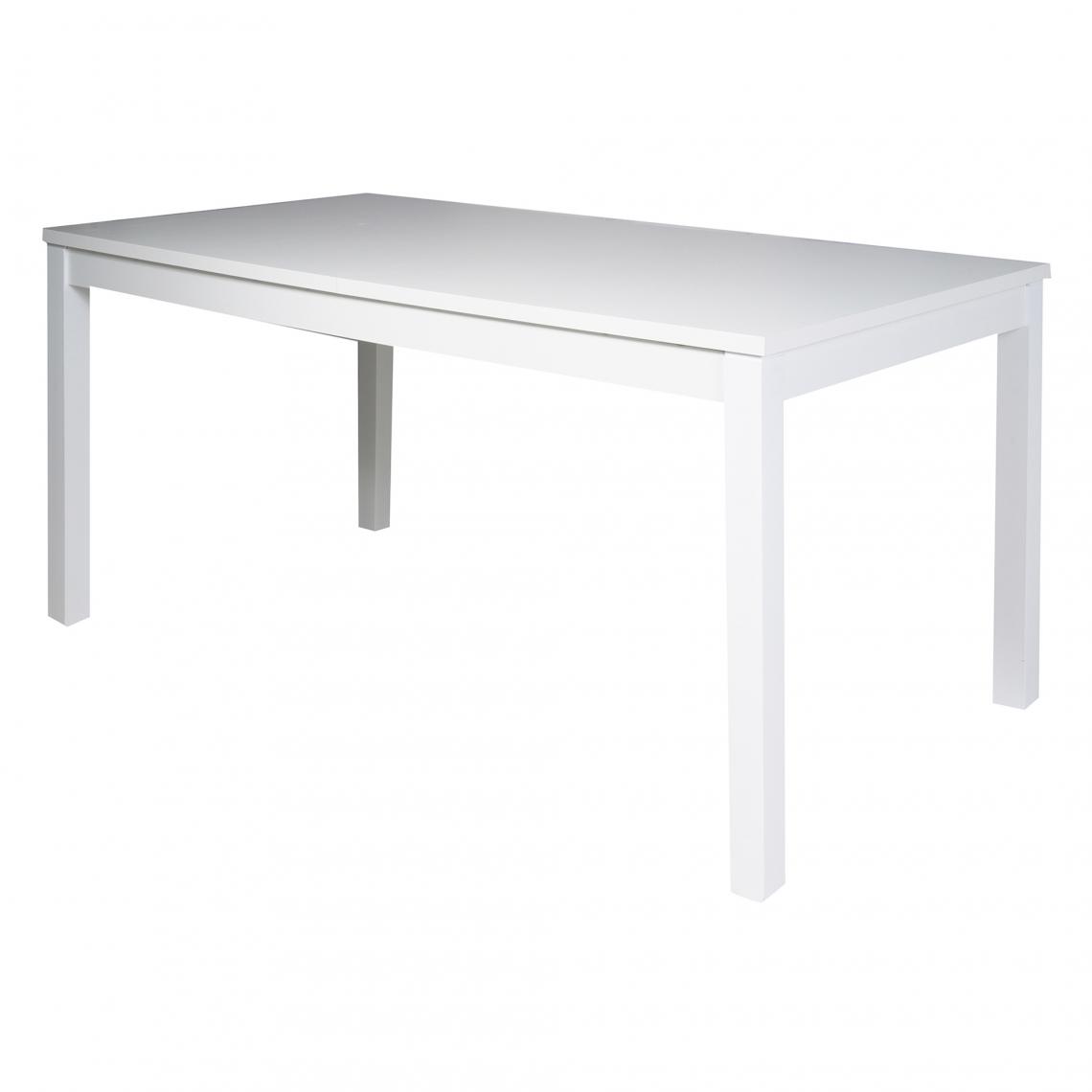 Alter - Table de salle à manger extensible, Table moderne avec rallonges, Console extensible, 160 / 243x90h76 cm, Couleur frêne blanc - Tables à manger
