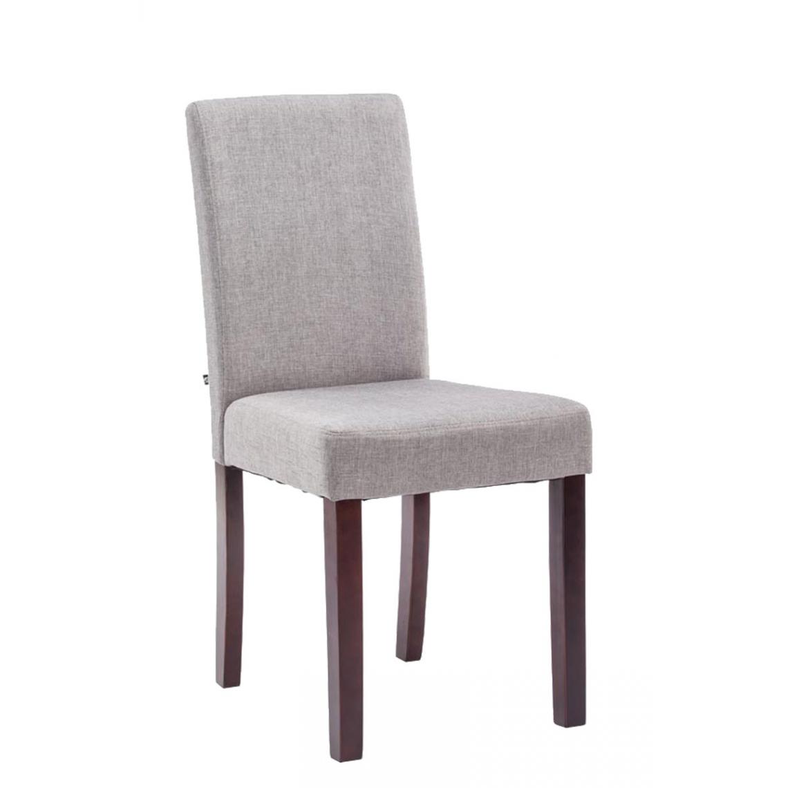 Icaverne - Splendide Chaise de salle à manger categorie Rabat tissu cappuccino couleur gris clair - Chaises