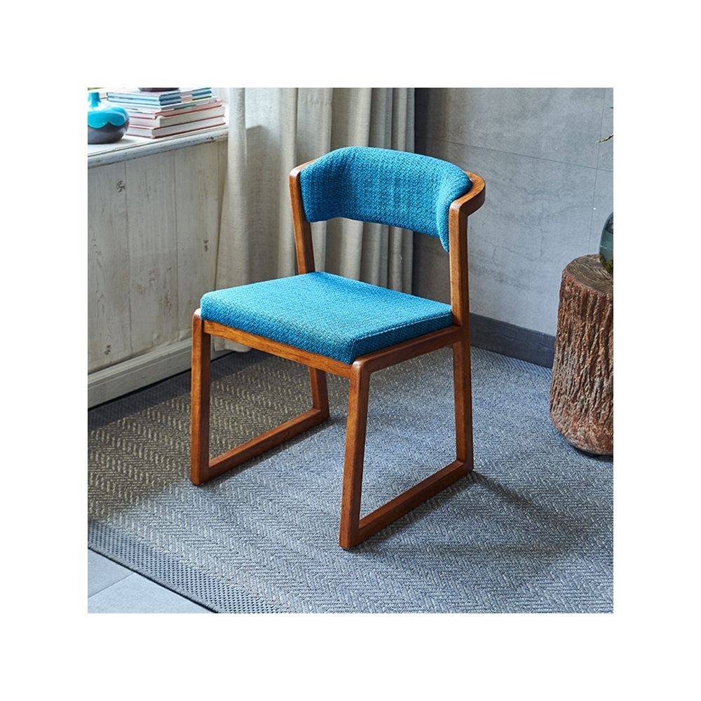 Wewoo - Chaise longue nordique moderne minimaliste en bois massif avec dossier chêne - Chaises
