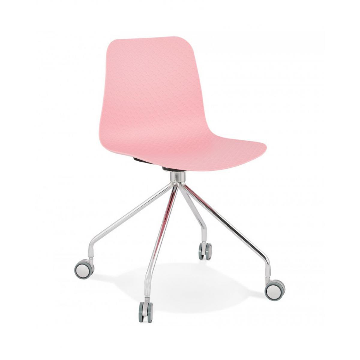 Kokoon Design - Chaise design RULLE PINK 47x49x80 cm - Chaises