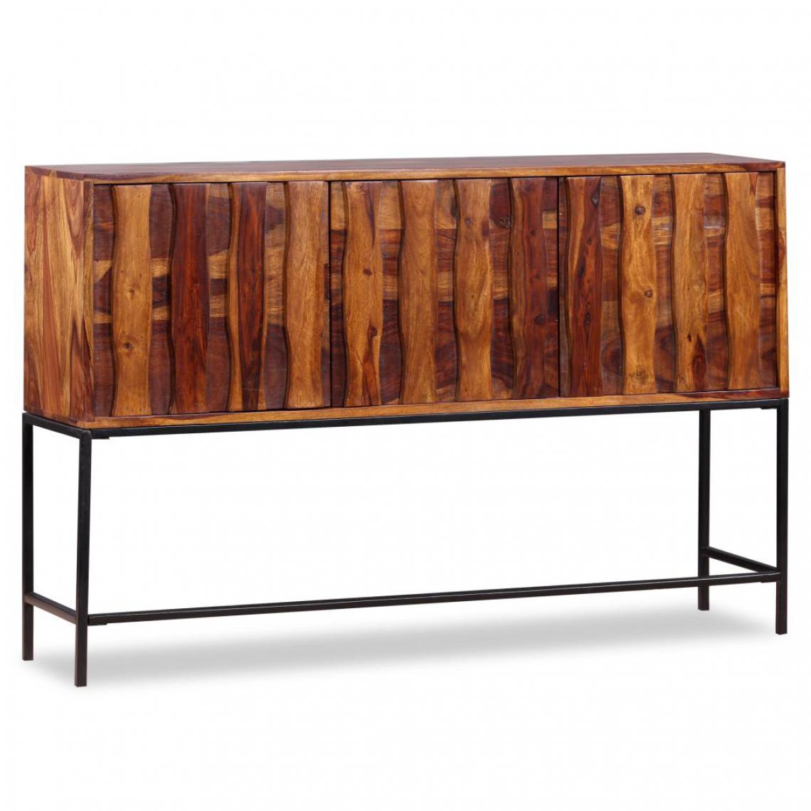 Helloshop26 - Buffet bahut armoire console meuble de rangement bois massif de sesham 120 cm 4402150 - Consoles