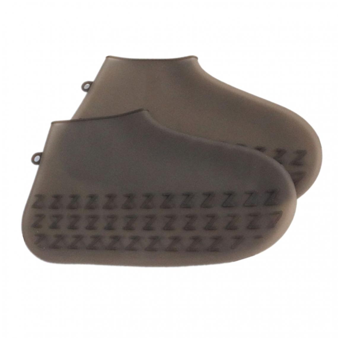 marque generique - 2pcs protecteur de chaussure imperméable en silicone couvre-chaussures imperméables S_White - Meubles TV, Hi-Fi