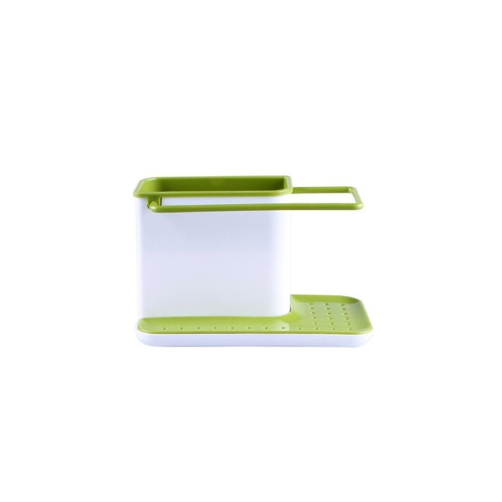 Wewoo - 2 supports de rangement pour organisateur en éponge de cuisineboîtesupport de évier à drainage automatique vert - Buffets, chiffonniers