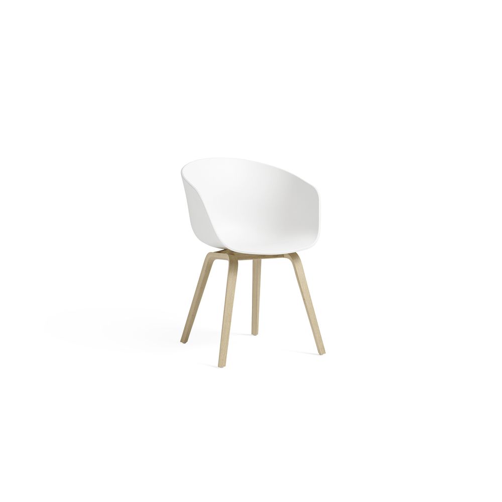 Hay - About a Chair AAC 22 - blanc - chêne mat verni - Chaises