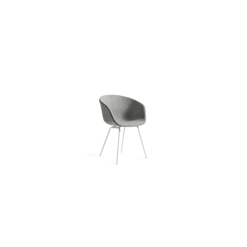 Hay - About A Chair AAC 27 - noir - Hallingdal 130 - gris moucheté - Chaises