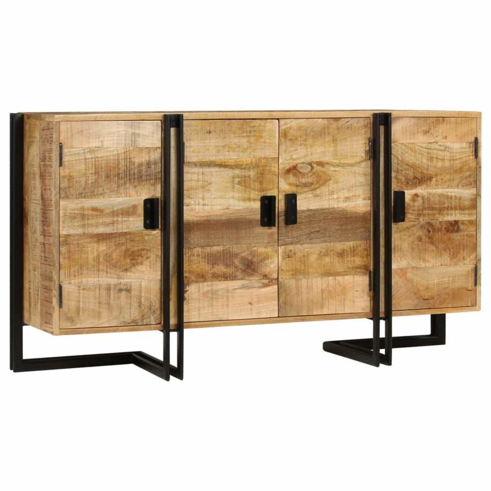 Helloshop26 - Buffet bahut armoire console meuble de rangement bois de manguier massif 150 cm 4402145 - Consoles