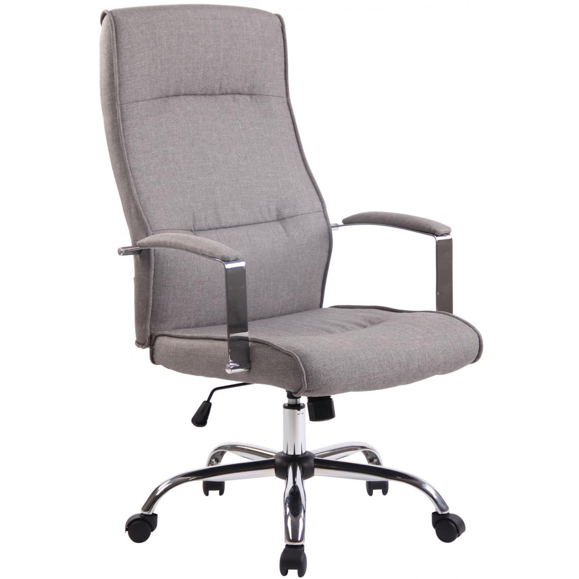 Icaverne - Stylé Chaise de bureau en tissu famille Reykjavik couleur gris - Chaises
