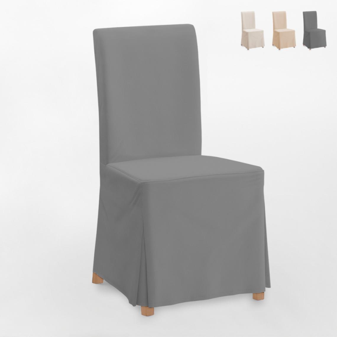 Ahd Amazing Home Design - Chaise de restaurant rembourrée en bois style herniksdal Comfort Luxury, Couleur: Shabby Gris - Chaises