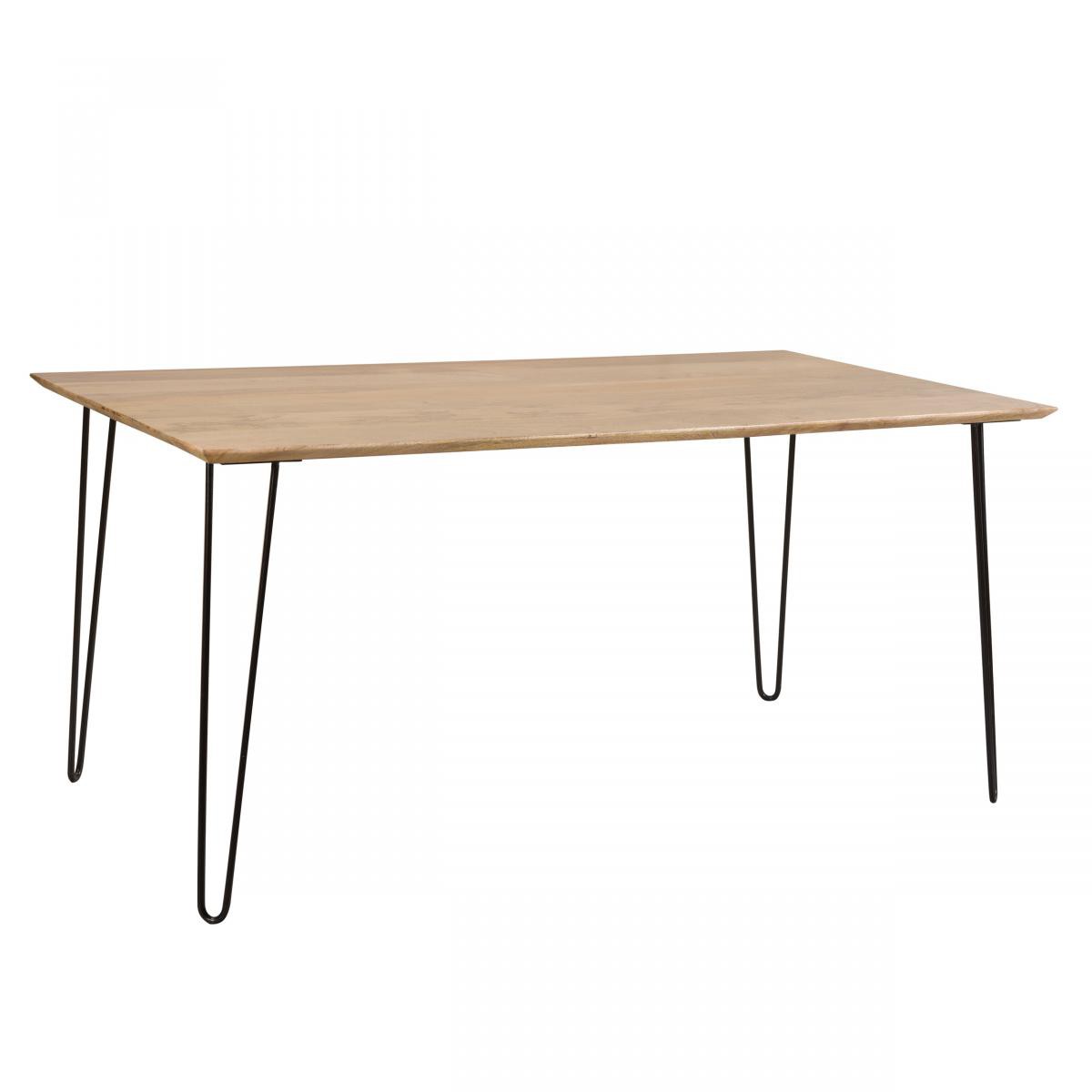 Rendez Vous Deco - Table rectangulaire Kiwi 160 cm en bois - Tables à manger