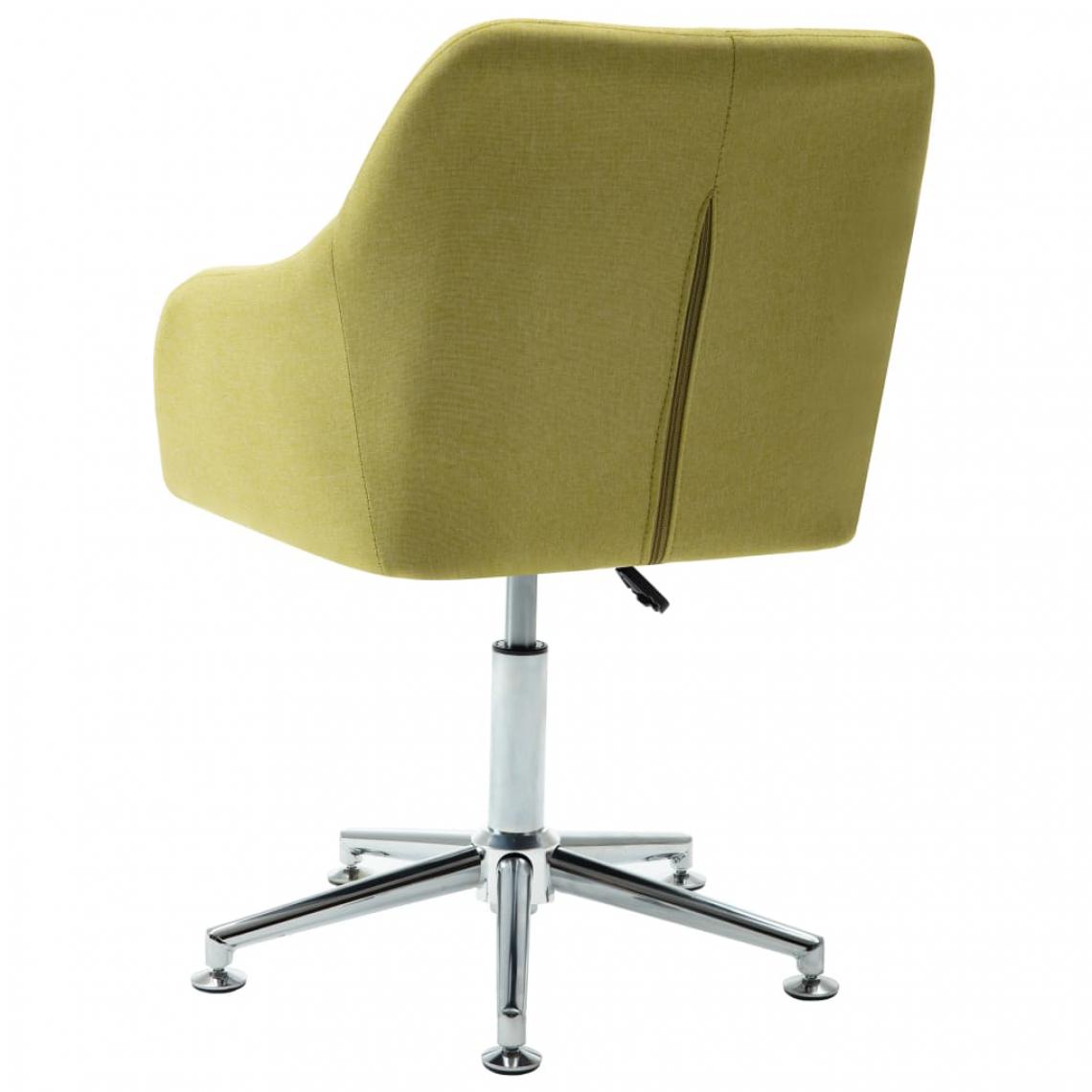 Icaverne - Icaverne - Chaises de bureau reference Chaise pivotante de bureau Vert Tissu - Chaises