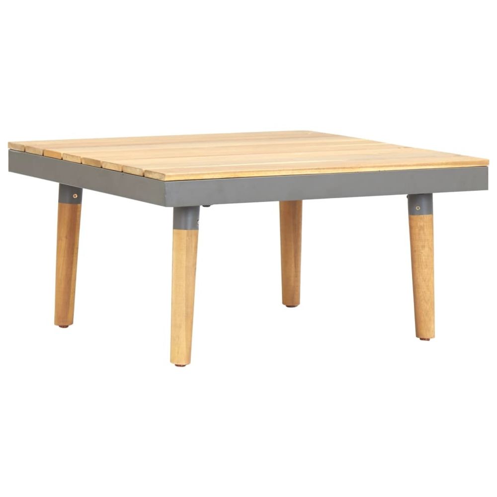 Vidaxl - vidaXL Table basse de jardin 60x60x31,5 cm Bois solide d'acacia - Tables basses