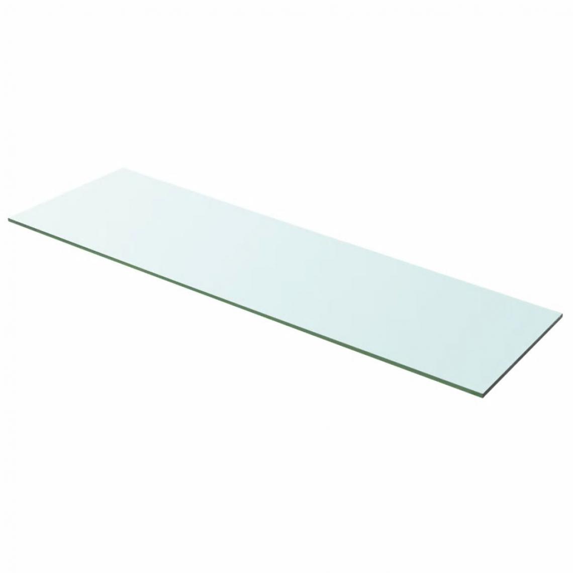 Chunhelife - Panneau pour étagère Verre transparent 100 x 30 cm - Etagères