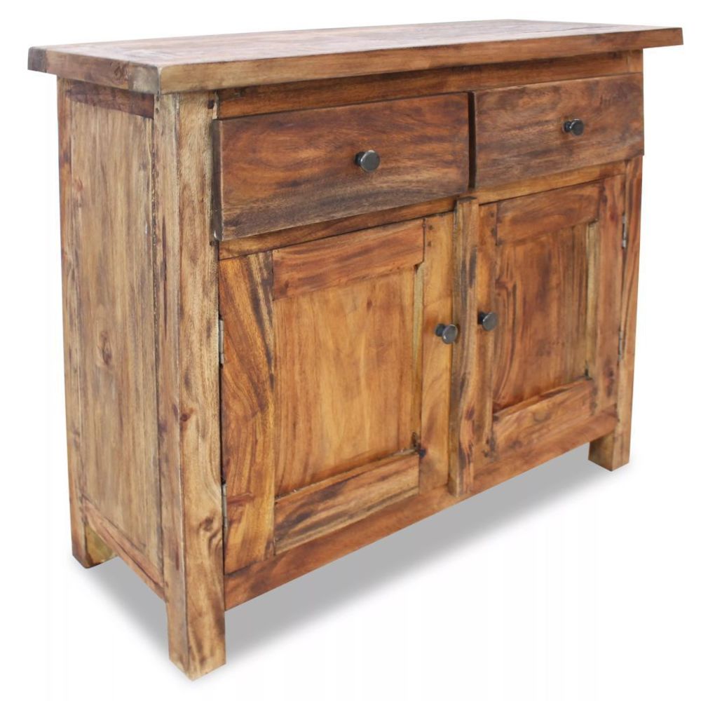 Helloshop26 - Buffet bahut armoire console meuble de rangement bois de récupération massif 75 cm 4402019 - Consoles