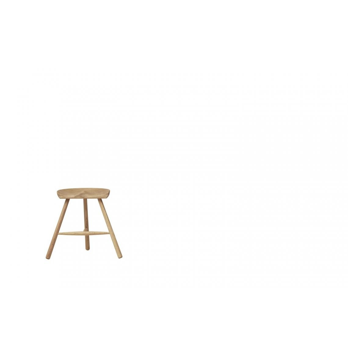 Form Refine - Shoemaker Chair - Hauteur d'assise 49 cm - Chêne, huilé blanc - Tabourets