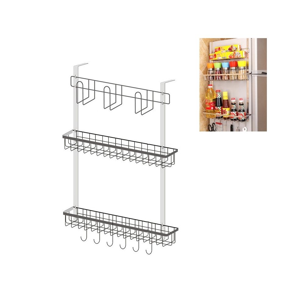 Wewoo - Support de stockage multicouche pour réfrigérateurétagère latéralesupport de paroi latéraleorganisateur de cuisine multifonctiontaille ABC - Buffets, chiffonniers