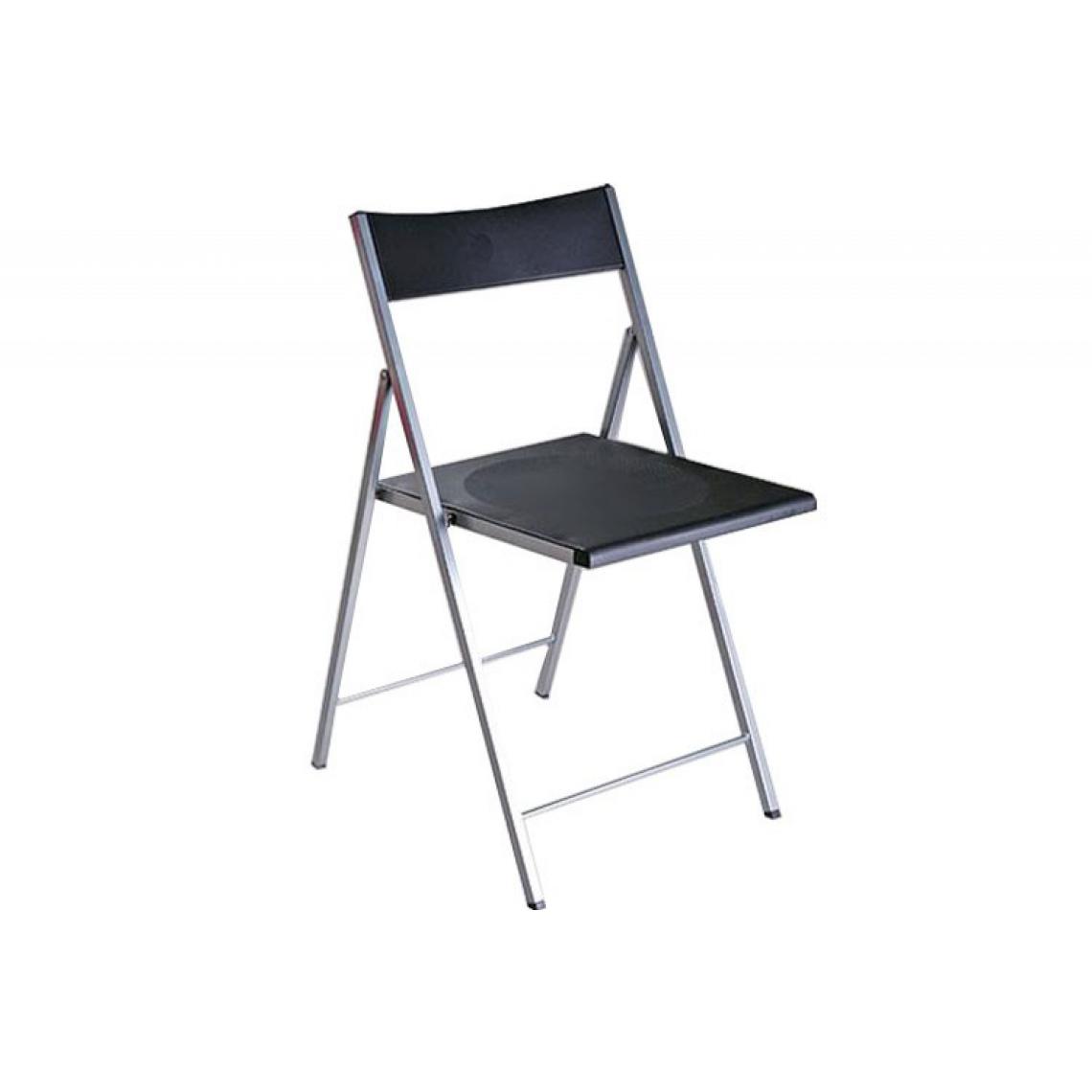 3S. x Home - Chaise Pliante Noire Bilbao - Chaises
