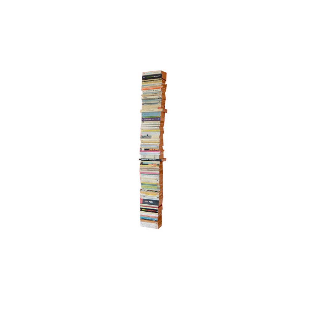 Radius - Bibliothèque murale simple Booksbaum - argent - Hauteur 170 cm - Etagères