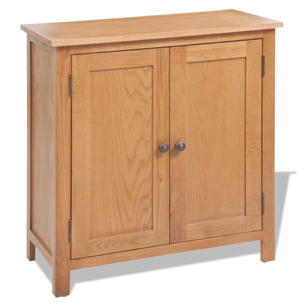 Helloshop26 - Buffet bahut armoire console meuble de rangement 75 cm bois de chêne massif 4402272 - Consoles