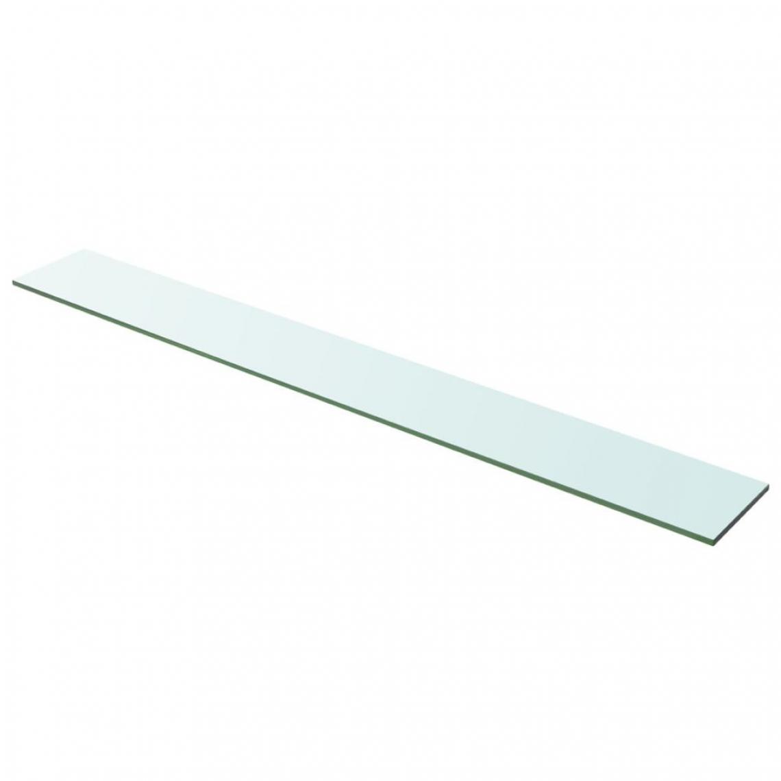 Chunhelife - Panneau pour étagère Verre transparent 100 x 12 cm - Etagères