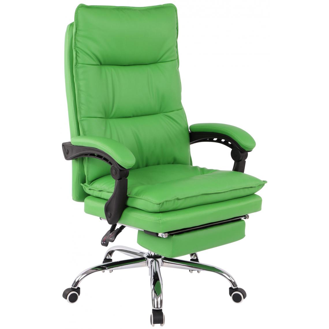 Icaverne - Inedit Chaise de bureau en similicuir categorie Georgetown couleur vert - Chaises